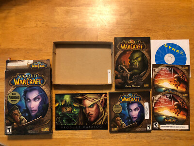 World of Warcraft (2004) Complete w/ Discs and Manual - Blizzard Entertainment 