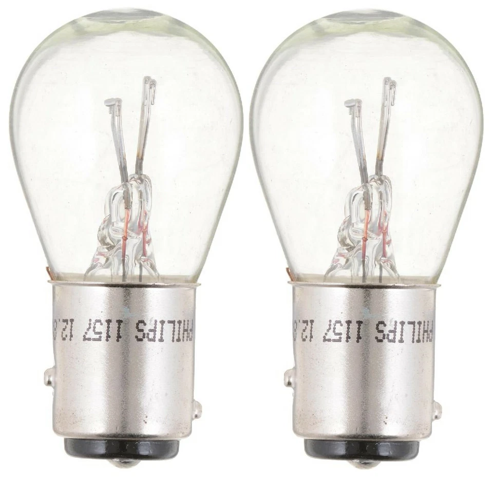 Philips Miniatura 1157 27/8.3W Dos Bombillas Parada Luz de Freno Stock de Repuesto OE Foto 2 de 4