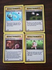 Carte Pokemon Set Fossil Addestramento 59/62  60/62  61/62 - 62/62 - 1a Edizione