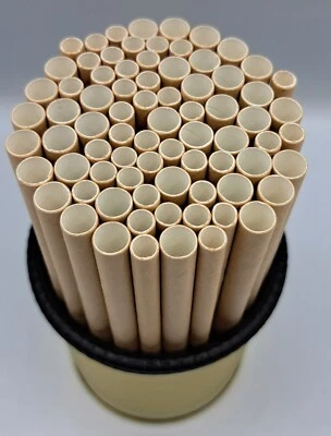 DARASTONE Manicotti di nidificazione per api selvatiche materiale di riempimento hotel per insetti Ø6/Ø8 mm 14 cm circa 80 pezzi