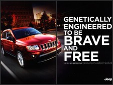 JEEP CAR magazine promo ad #15 "NOT A CAR" COMPASS 2PGS 2011