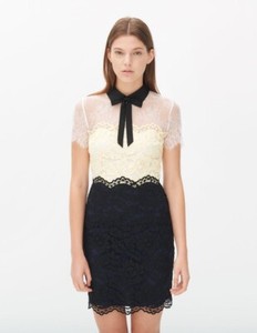 sandro robe dentelle