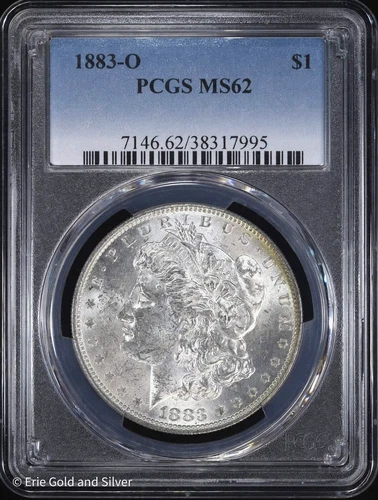 1883-O $1 Morgan Silver Dollar PCGS MS 62 | Uncirculated UNC