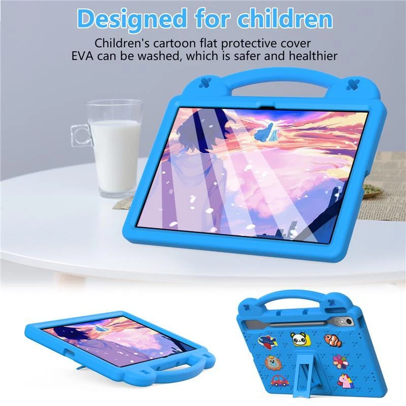 Kids Case Lenovo Tab P12 P11 P11 Plus Shockproof Heavy Duty Tablet Stand Cover - Image 4 of 4