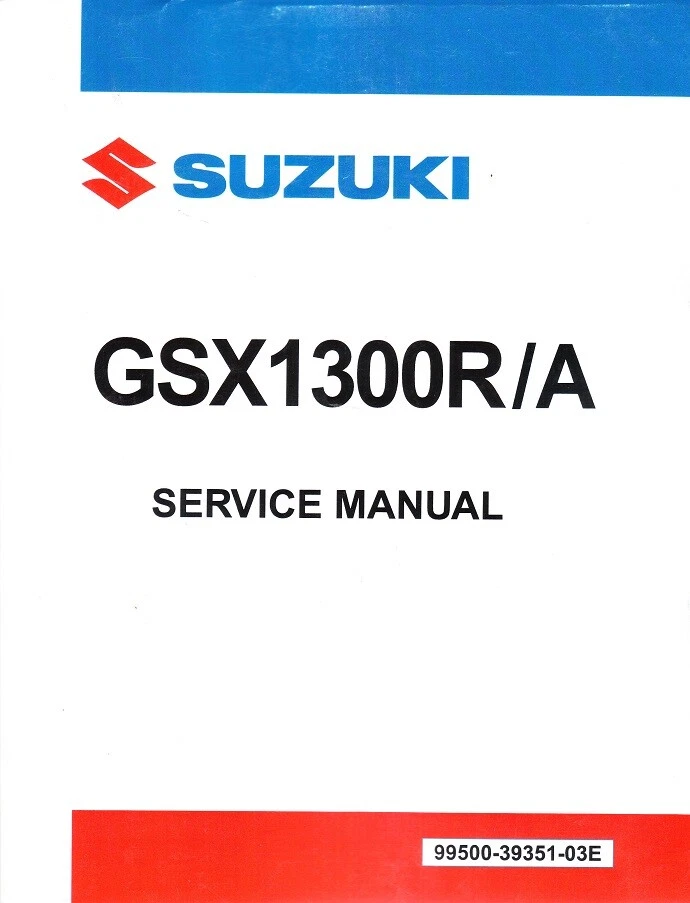 Hayabusa GSX1300R Motorcycle Repair Manuals & Literature for sale