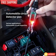 Automotive Test Light with 5-120V Circuit Tester LED Digital Displa Fuse Checker