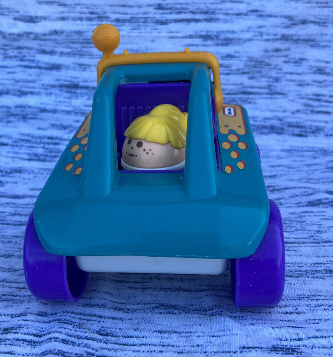 RARE VINTAGE LITTLE TIKES TODDLE TOTS TEAL BEACH CAR 4 WHEELER W