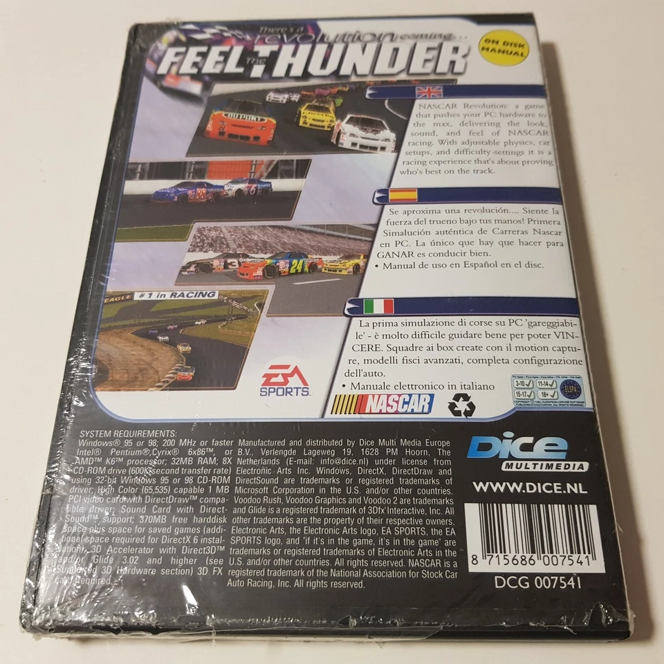 PC Video Game Nascar Revolution motor racing EA Sport USA Windows CD ROM 1999  - Image 2 of 4