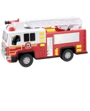 Adventure Force Utility Vehicle Light & Sound Fire Truck w/ Extendable Ladder