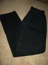 Womens Black CALVIN KLEIN Corduroy Pants 6