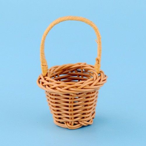 Rustic Basket Decor Flower Girls Basket Farmhouse Hanging Decor Gift Basket - Picture 5 of 12