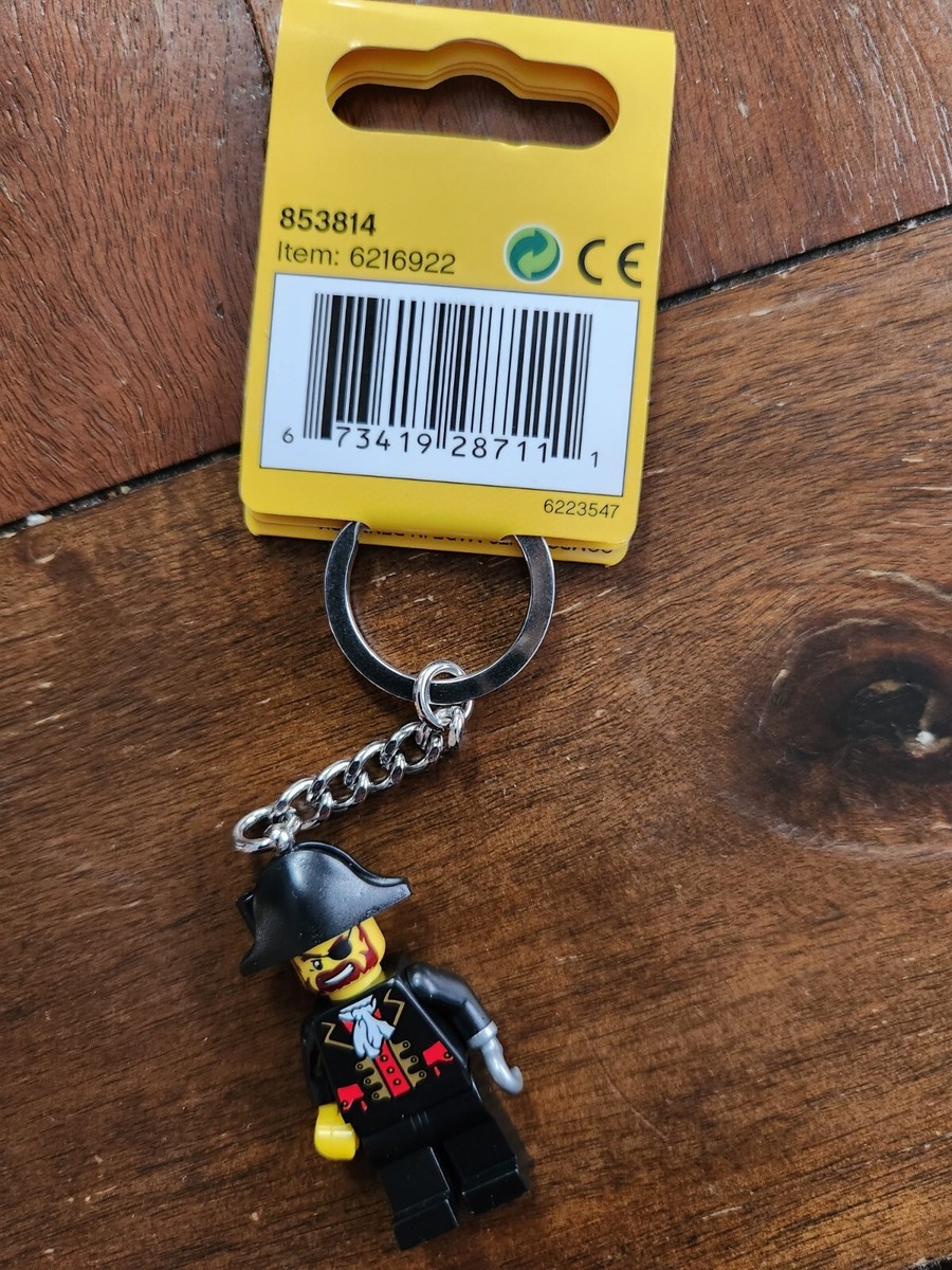 ミラコレ New LEGO LEGOLAND Pirate Captain Minifigure Keychain 853814