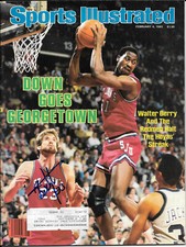 BILL WENNINGTON ST JOHN'S REDMEN SIGNED 1985 SPORTS ILLUSTRATED W/ COA