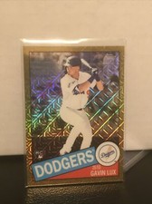 Gavin Lux /50 Gold Refractor Rc 2020 Topps Silver Pack 1985 Baseball