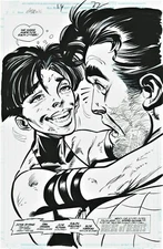 The Amazing Spider-Man #14 Page Splash Art Spiderman Spider-Woman By John Byrne