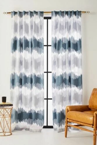 Anthropologie Cortinas de ventana de mezcla de algodón