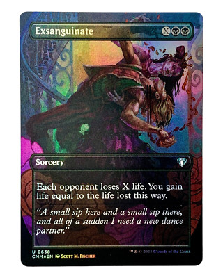 MTG | Exsanguinate | Commander Masters | Foil | NM | EN