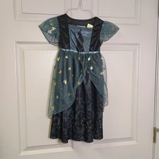 Wicked Girls Costume Size 3T Dress Halloween Witchy Green Black NWOT