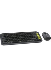 Logitech POP ICON Combo, Bluetooth Keyboard and Mouse Combo, Comfortable Typing,