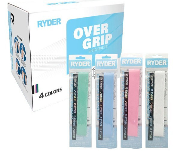 RIDER Badminton Tennis Overgrip 06mm Racket Racquet Tape 100GripsBox RG-2 53990₽
