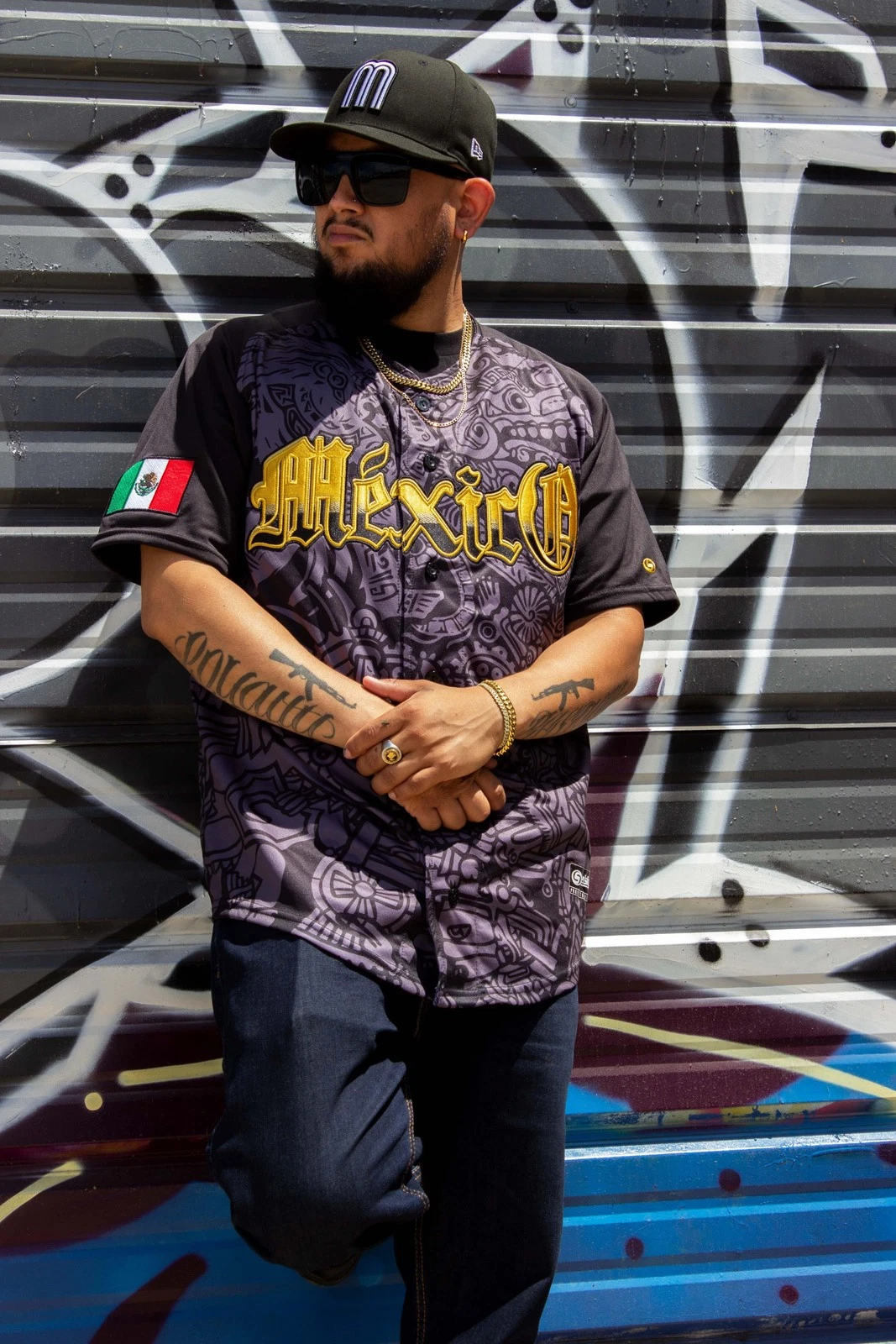 Aztec Warrior Mexico Baseball Jersey