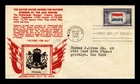 US COVER NETHERLANDS OVERRUN COUNTRIES FDC SCOTT 913 CROSBY PHOTO CACHET