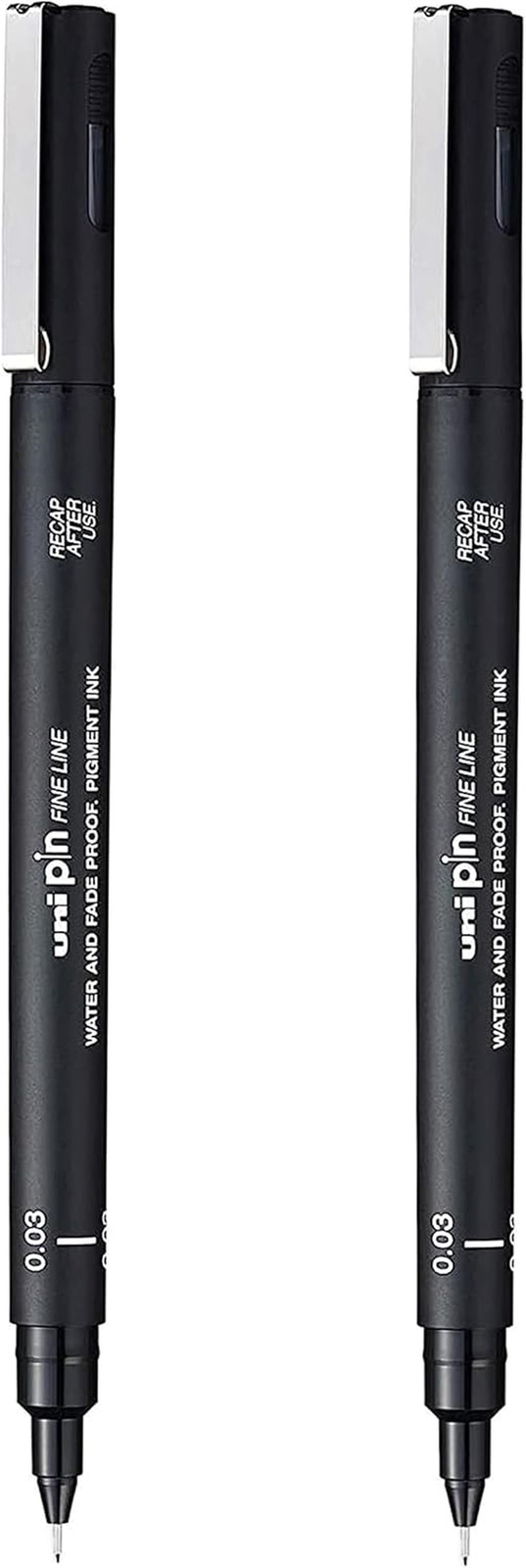 Uni Pin Fineliner Drawing Pens - Black Ink - 0.03Mm Nib (2)