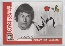 2009-10 ITG 1972 The Year in Hockey Auto Don Awrey #A-DA2 Auto 2d8