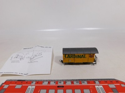 EB856-0.5# Bemo H0m DC 2275 Freight Car 1 Coupler Missing Cardinal Hk-V 2897