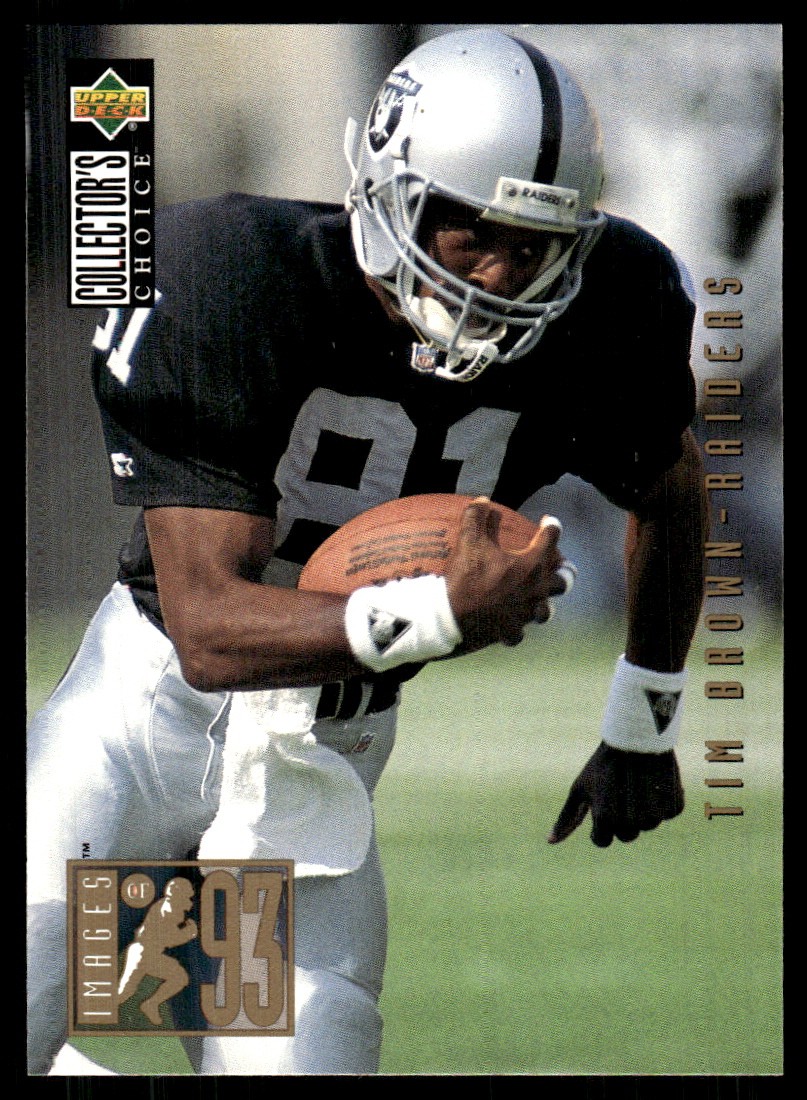 Tim Brown 1994 Collector's Choice #42 Raiders FREE SHIPPING StackedPacks