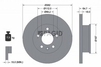 2X Bremsscheibe Pagid 53926N FüR Vw Transporter Multivan T4 Bus 70B 70C 7DB 7DK