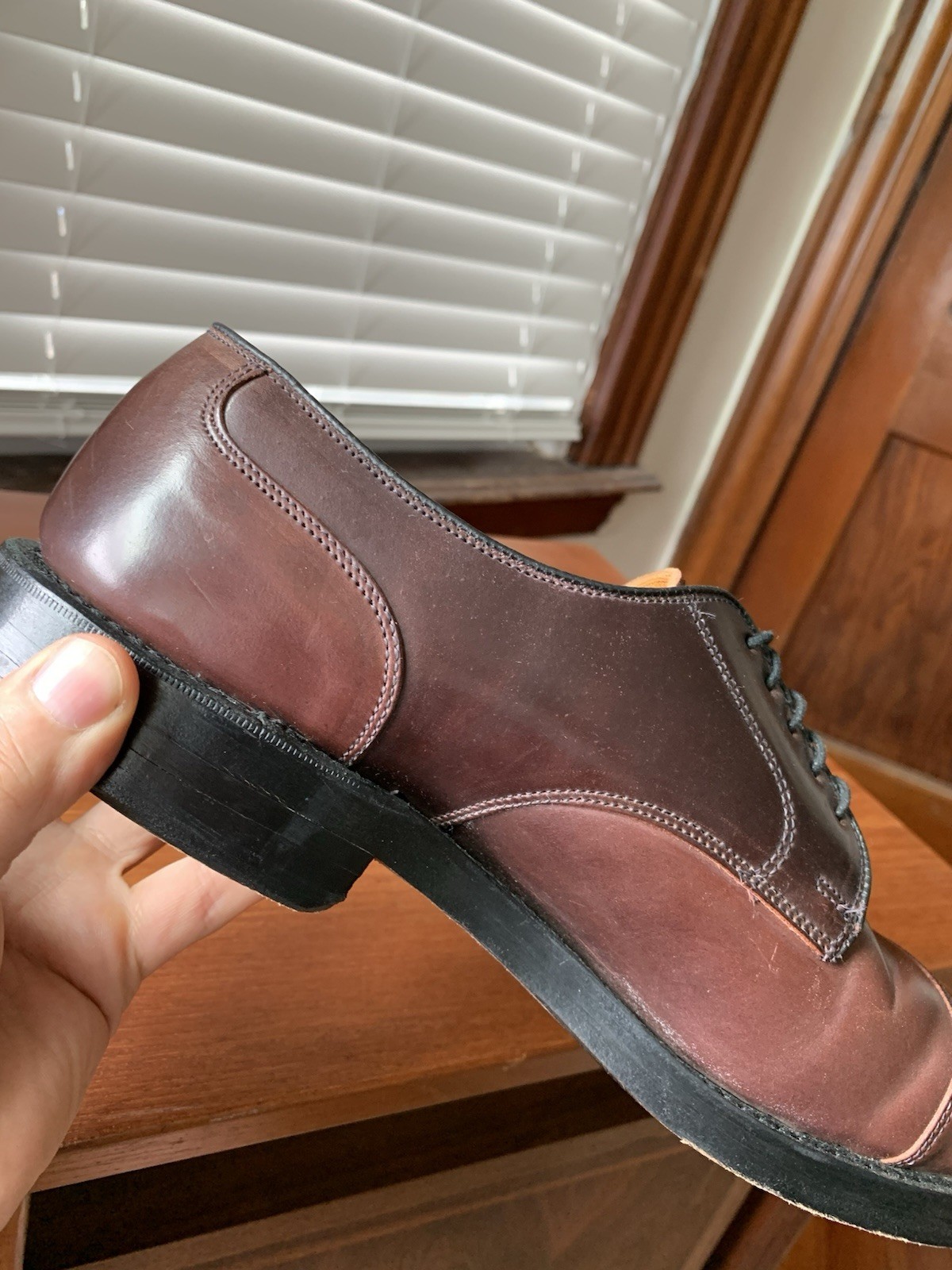 GOOD COND | ALLEN EDMONDS 9E FAIRGATE #8 SHELL CORDOVAN DRESS SHOES 9E