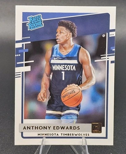 2020-21 Panini Donruss - Rated Rookies Anthony Edwards #201 (RC) Timberwolves