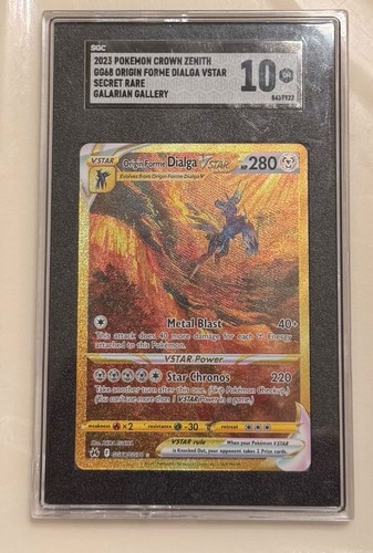 Origin Forme Dialga VSTAR graded SGC 10 for sale on eBay