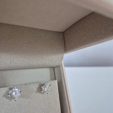 Labrador Diamond Earrings 1.06 Carat with Appraisal Official