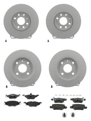FERODO BREMSSCHEIBEN + BELÄGE VORNE + HINTEN passend für OPEL ASTRA G