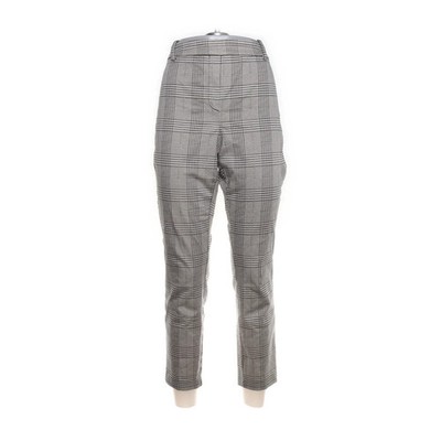 H&M, Hose, Größe: 42, Grau, Baumwolle/Elasthan/Polyester, Karo, Damen #JPh