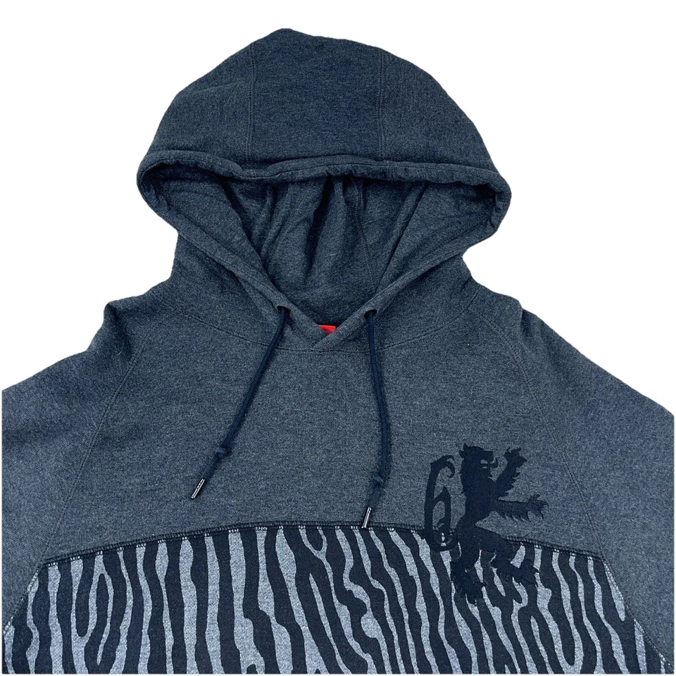 Nike Hoodie Men XL Black Gray LeBron James Sweatshirt Sweater Lion Colorblock - Image 2 of 4