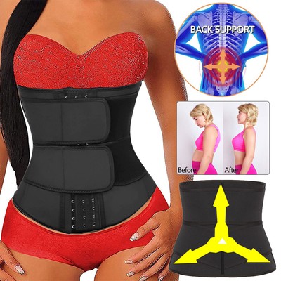 Waist Trimmer Belt Men Sweating Wrap Tummy Stomach Weight Loss Fat Burner Slim