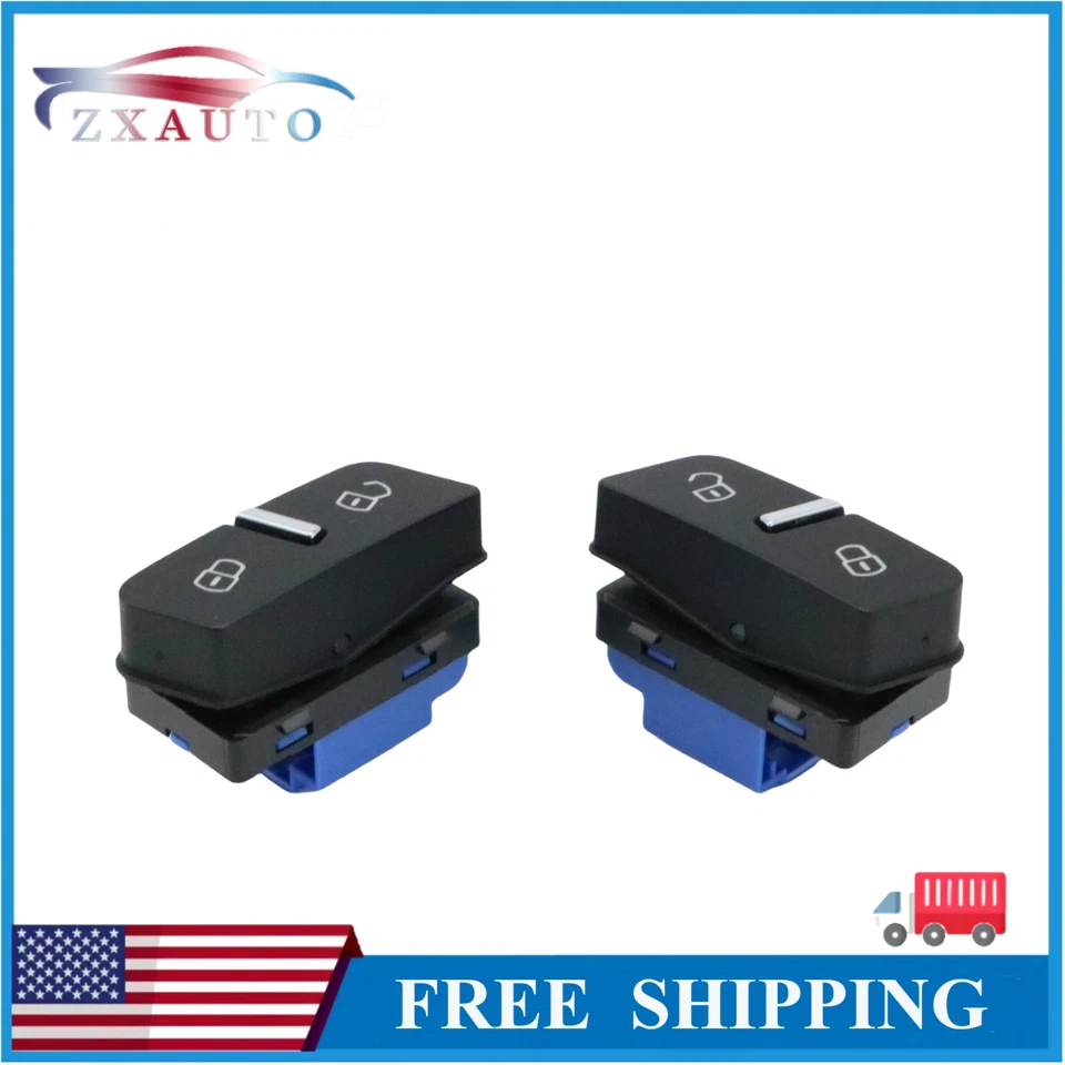 Botón interruptor cerradura puerta izquierda + derecha VW Touareg 2011-2015 Foto 4 de 4