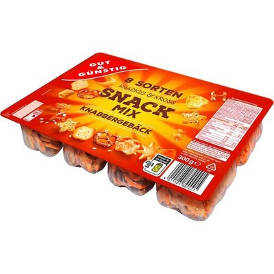 GUT&GÜNSTIG Snack-Mix Gebäck 300,0 g, 1 St.