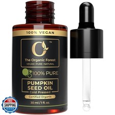 100 Plant Based Organic Pumpkin Seed Oil for Hair Growth - Pure, Cold-Presse
