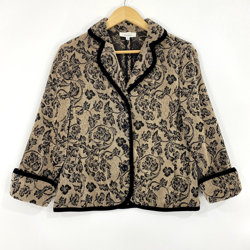 Blazer Petite Taille Dressbarn – Kaki – Taille PL – Polyester – Neuf Sans étiquette