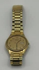 Seiko SQ Men 5H23-7B79 Gold Band Quartz 35mm Watch  Vintage