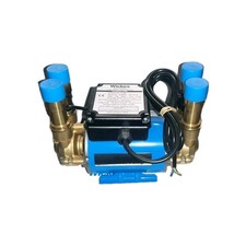 Wickes Twin Impeller 3 Bar Brass Shower Pump Heavy Duty 113557