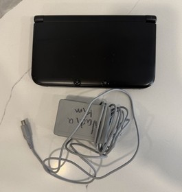 Used Nintendo 3DS XL  Black | Charger + 4GB SD Card | Region Free+ 2 Games