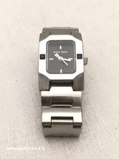 NINE WEST 1101 LADIES SILVER TONE WRIST WATCH. NEW BATTERY