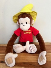 Universal Studios Curious George Yellow Hat Plush 22" Monkey Stuffed Animal