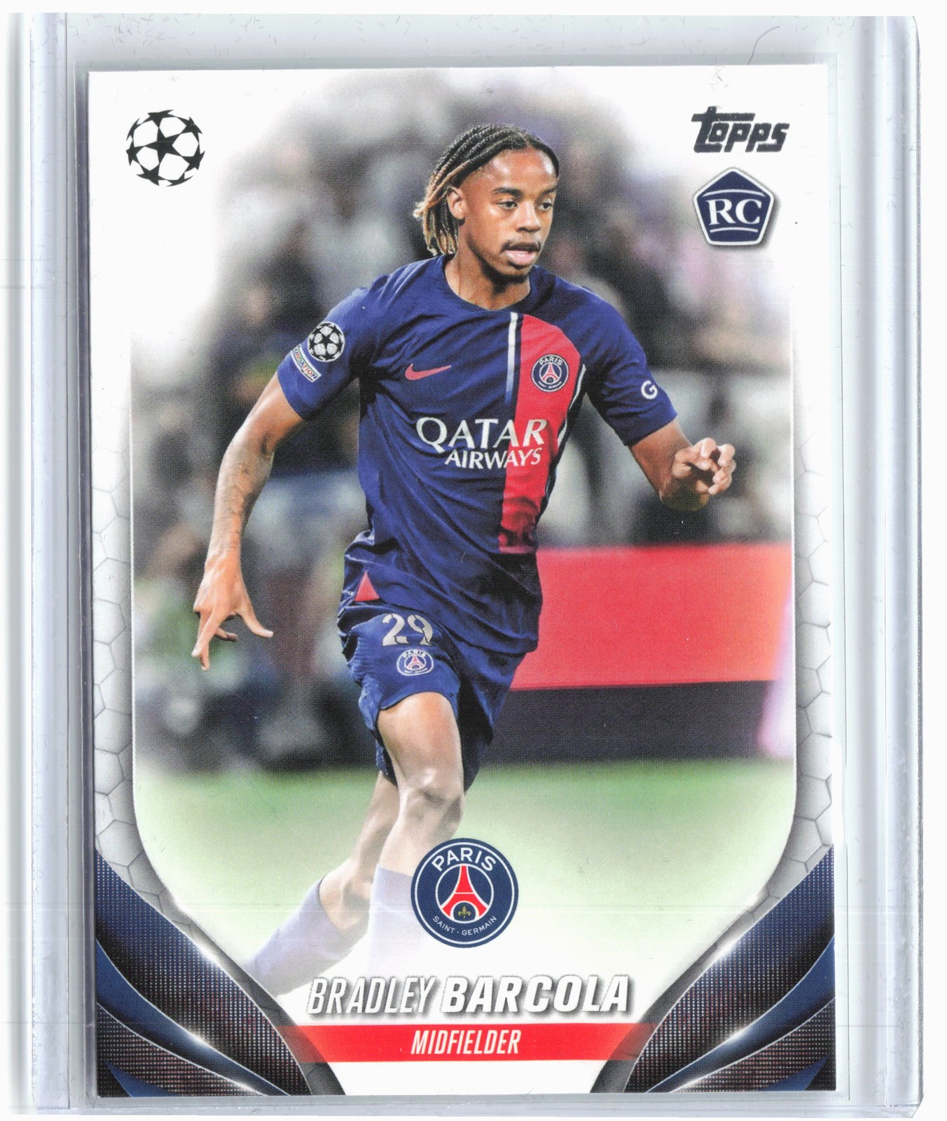 2023-24 Topps UEFA Club Competitions #69 Bradley Barcola