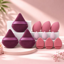 12Pcs Makeup Sponge Set Beauty Blender Powder Puff Mini Makeup Applicator Set